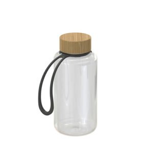 Trinkflasche "Natural" 700 ml schwarz