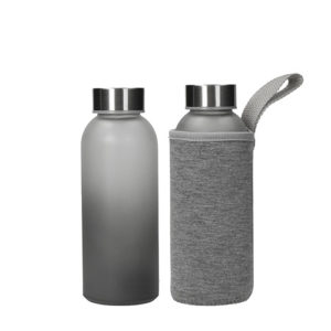 Glasflasche mit Hülle "Iced" 500 ml