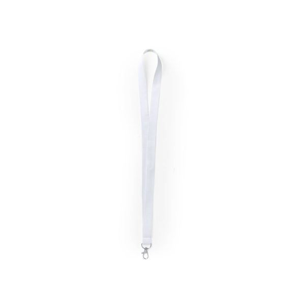 Lanyard Nespon aus recyceltem PET weiss
