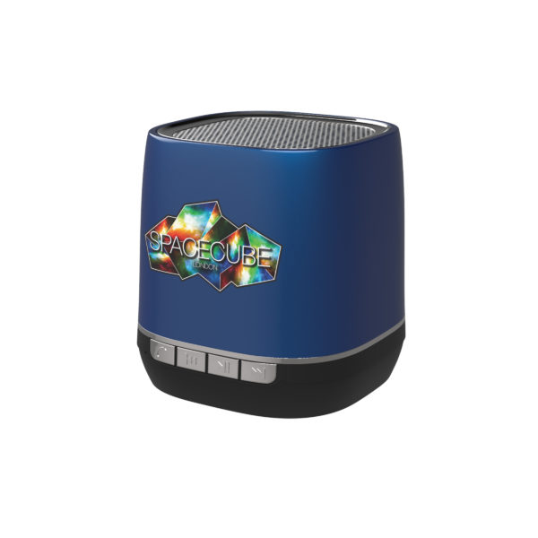Retro Speaker MaxPrint blau
