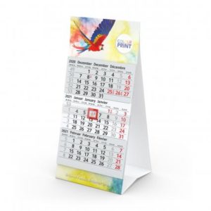 Tisch-Aufstellkalender Mini Version 3 Monate