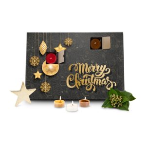 Adventskalender Duftkerzen Moitv: Merry Christmas