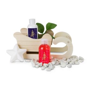 Geschenkset Wellness Winter - Schlitten