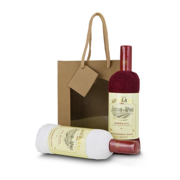 Geschenkset Wellness Handtücher in Weinform