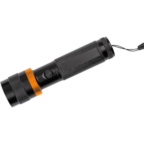 3 Watt LED Leuchte "Security 3W" schwarz-orange