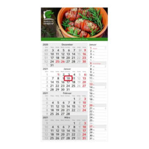 Einblattmonatskalender 4 Monate Konzept Post Bestseller