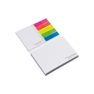 Haftnotizblock mit Filmmarker Set Softcover Combi