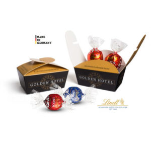 Lindt Lindor Kugeln im Werbeballotin