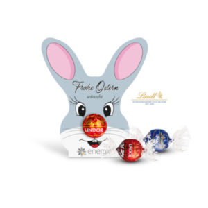 Lindt Lindor Werbekartonage Osterhase