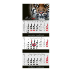 Mehrblockmonatskalender 3 Monate Maxi Post Bestseller
