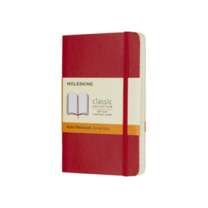 MOLESKINE® Notizbuch Softcover im Taschenformat scharlachrot