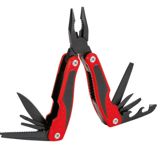 Multitool mit 12 Funktionen Duo rot