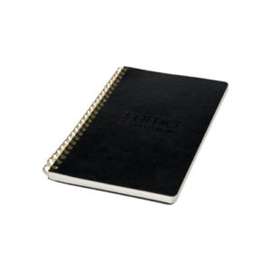 Spiraly A5 Lederlook Kalender schwarz