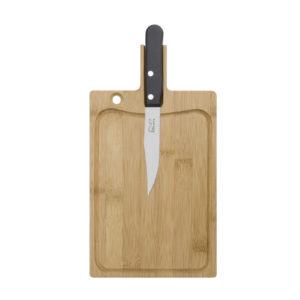 Geschenkset Schneidebrett mit Steakmesser