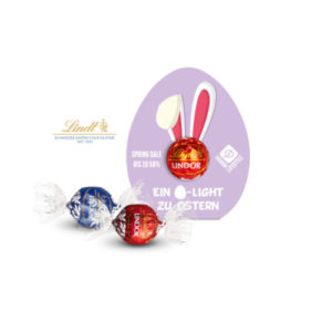 Lindt Lindor Werbekartonage Osterei