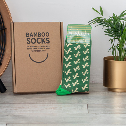 Socken aus Bambusfasern Design 1 mit Box