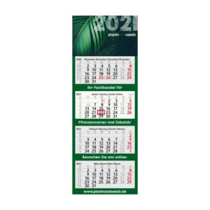 Mehrblockmonatskalender 4 Monate Profi aus Recyclingpapier