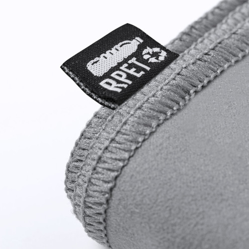 Saugfähiges Handtuch aus RPET Label grau