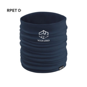 Schlauchschal aus RPET marine blau