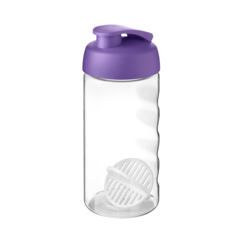 Shakerflasche H2O Active 500 ml lila - transparent