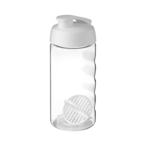 Shakerflasche H2O Active 500 ml weiss - transparent