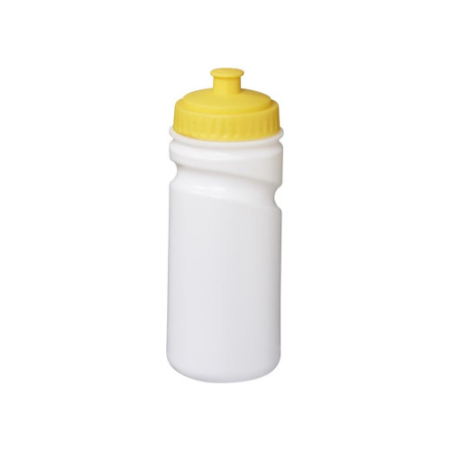 Sportflasche Easy Squeeze 500 ml weiss - gelb