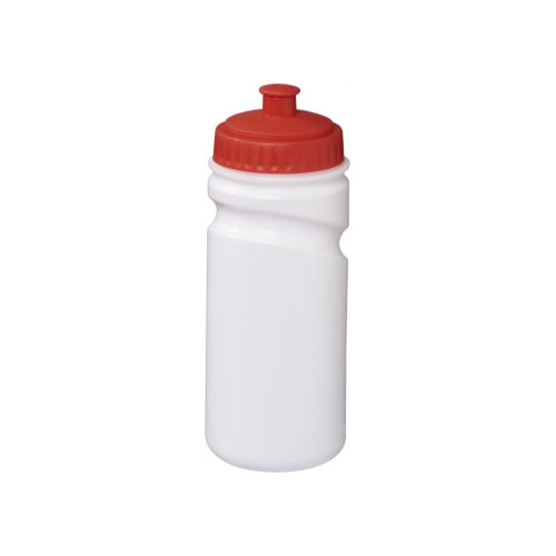 Sportflasche Easy Squeeze 500 ml weiss - rot