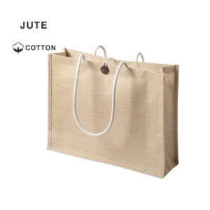 Tasche aus Jute und Baumwolle