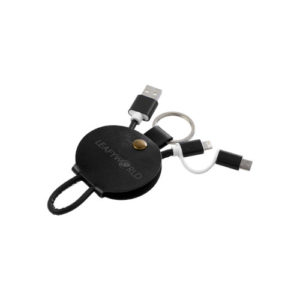 Gist 3 in 1 Ladekabel schwarz