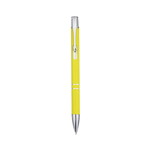 Kugelschreiber Moneta aus Aluminium gelb
