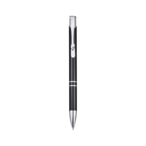 Kugelschreiber Moneta aus Aluminium schwarz