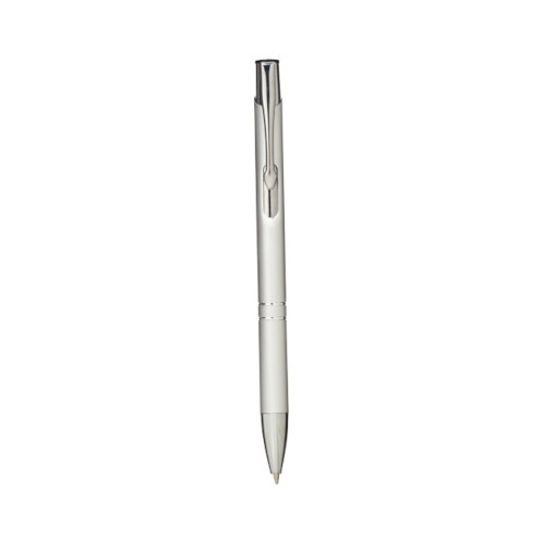 Kugelschreiber Moneta aus Aluminium silber