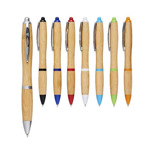 Kugelschreiber Nash aus Bambus Farbübersicht