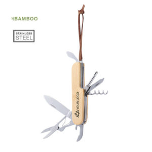 Multifunktionstaschenmesser aus Bambus