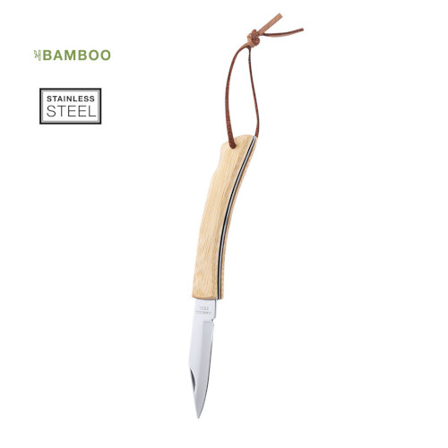 Taschenmesser mit Bambusgriff