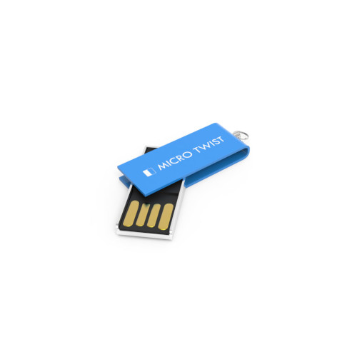USB Stick Micro Twist cobalt blue