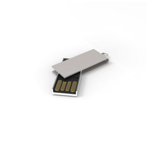 USB Stick Micro Twist silber