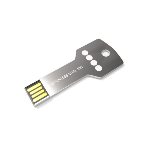USB Stick in Schlüsselform Lasergravur