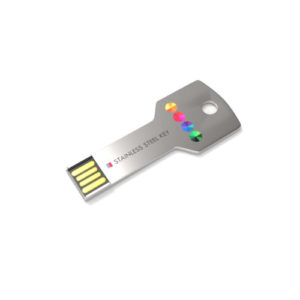 USB Stick in Schlüsselform Vollfarbdruck