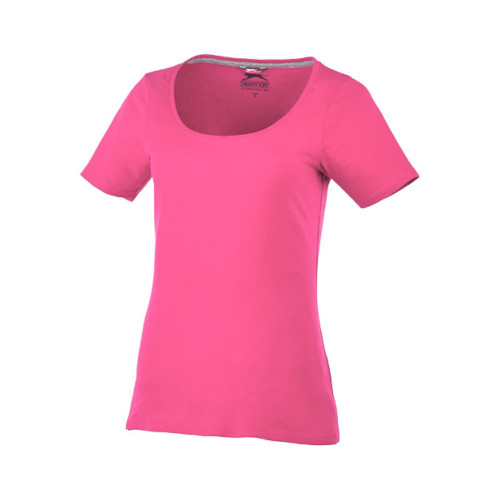 Bosey T-Shirt mit weitem Rundhalsausschnitt für Damen rosa