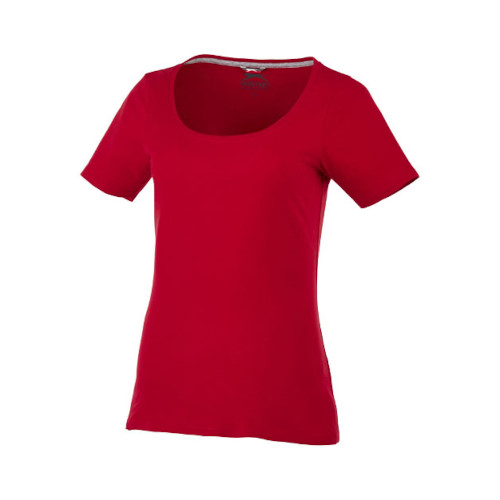 Bosey T-Shirt mit weitem Rundhalsausschnitt für Damen rot