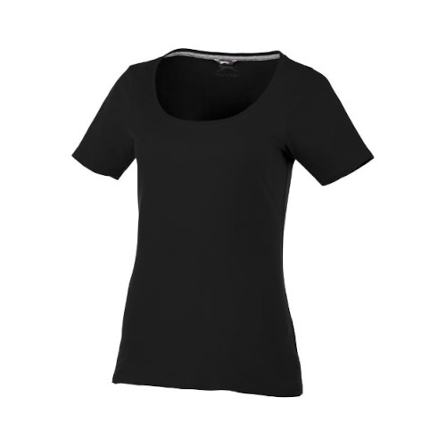 Bosey T-Shirt mit weitem Rundhalsausschnitt für Damen schwarz