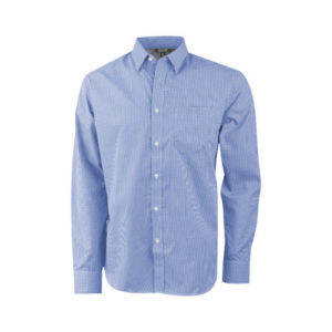 Net langärmliges Hemd blau