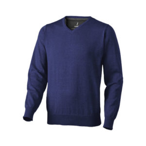 Spruce Herrenpullover mit V-Ausschnitt navy