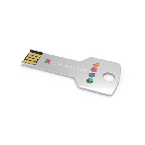 USB Stick Alu Key silber