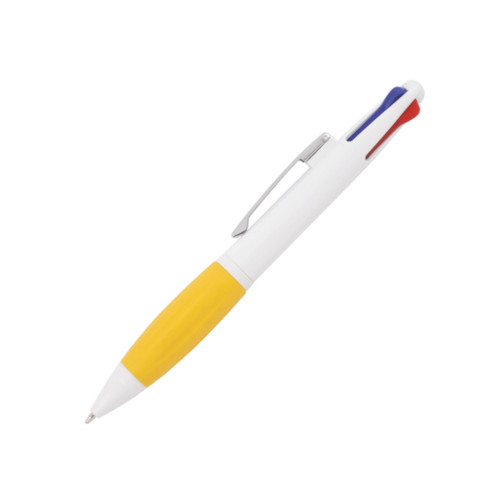 4 Farben Kugelschreiber Paxi gelb