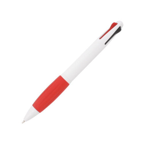 4 Farben Kugelschreiber Paxi rot