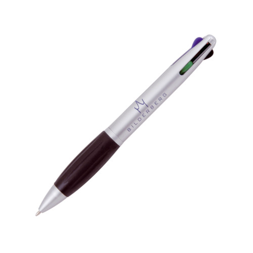 4 Farben Kugelschreiber Paxi silber