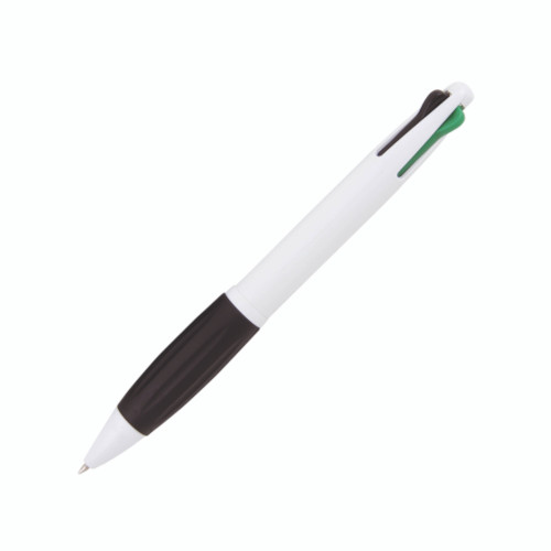 4 Farben Kugelschreiber Paxi weiß