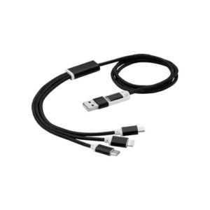 5 in 1 Ladekabel Versatile schwarz